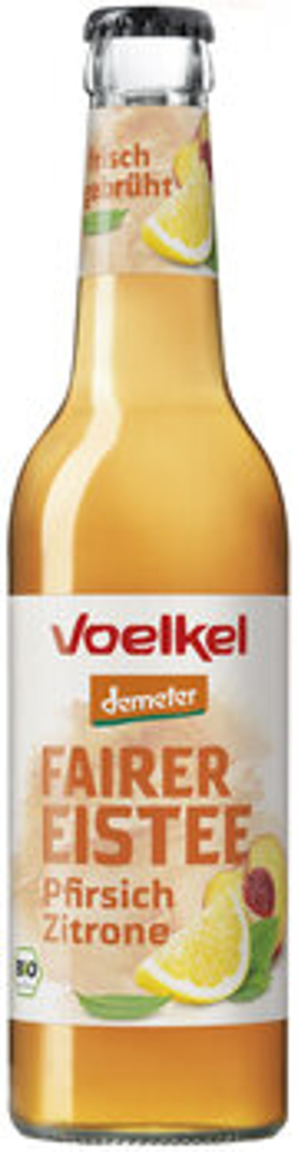 Produktfoto zu Eistee Pfirsich Zitrone,0,5l