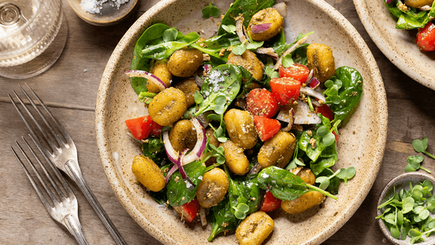 Rezeptbild für Gnocchi-Pesto-Salat