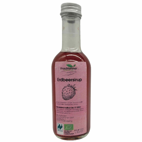 Produktfoto zu Erdbeersirup 0,25l