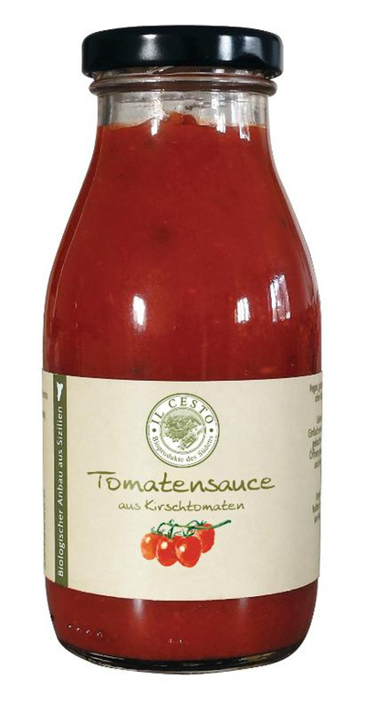 Produktfoto zu Tomatensauce aus Kirschtomaten