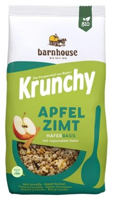 Produktfoto zu Müsli Krunchy Apfel-Zimt 375g