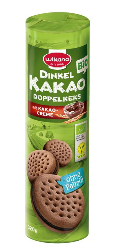Produktfoto zu Dinkel Kakao Doppelkeks