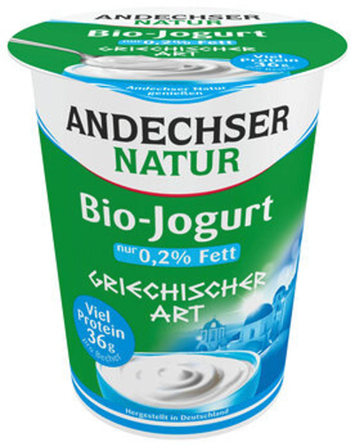 Produktfoto zu Joghurt griechische Art 0,2% Fett