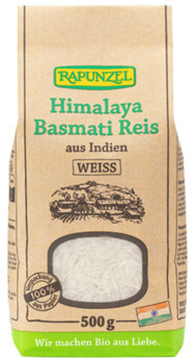 Produktfoto zu Reis Himalaya Basmati weiss 500g