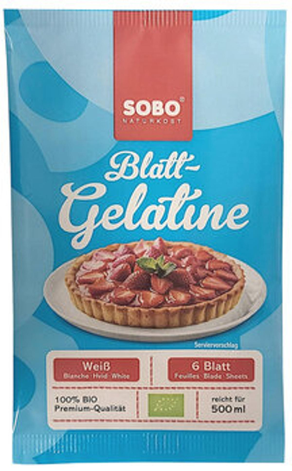 Produktfoto zu Blattgelatine