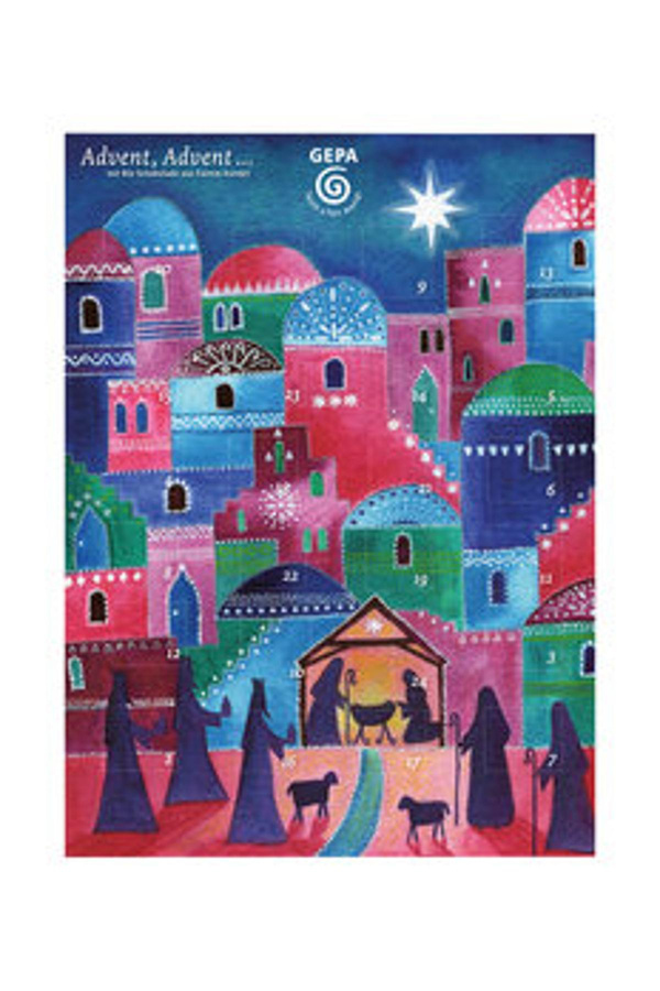 Produktfoto zu Gepa Adventskalender Schokolade