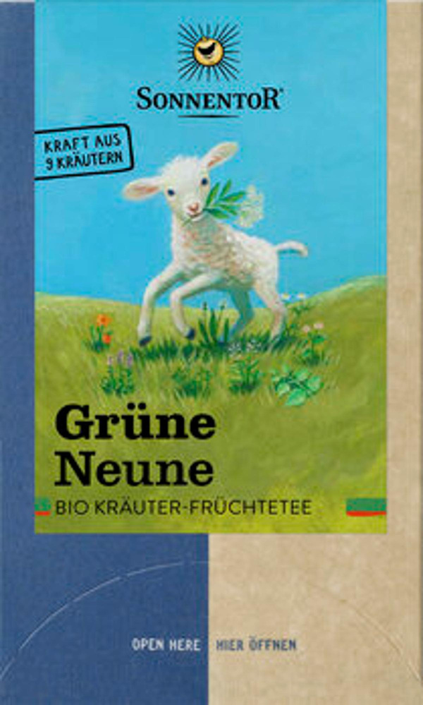 Produktfoto zu Kräuter-Früchtetee Grüne Neune Beutel