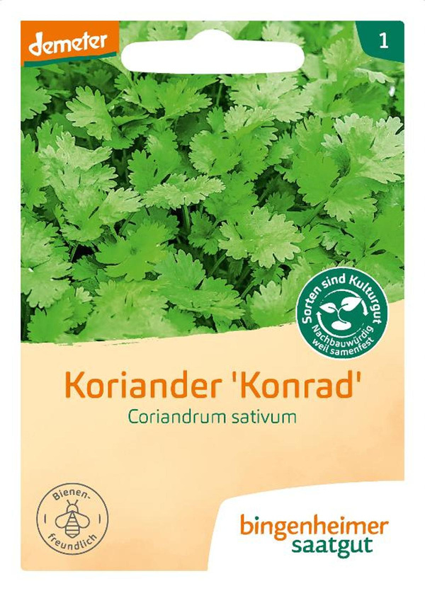 Produktfoto zu Saatgut Koriander