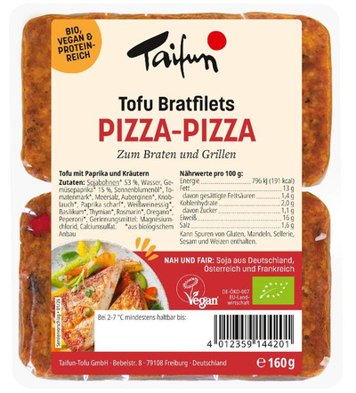 Produktfoto zu Pizza Pizza Tofu- Bratfilet, 160g
