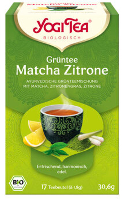 Produktfoto zu Grüntee Matcha Zitrone