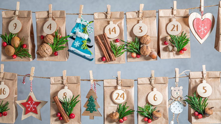 Ökokiste DonauWald Obst- und Gemüsekiste Produkte für den Adventskalender zum Selbst befüllen