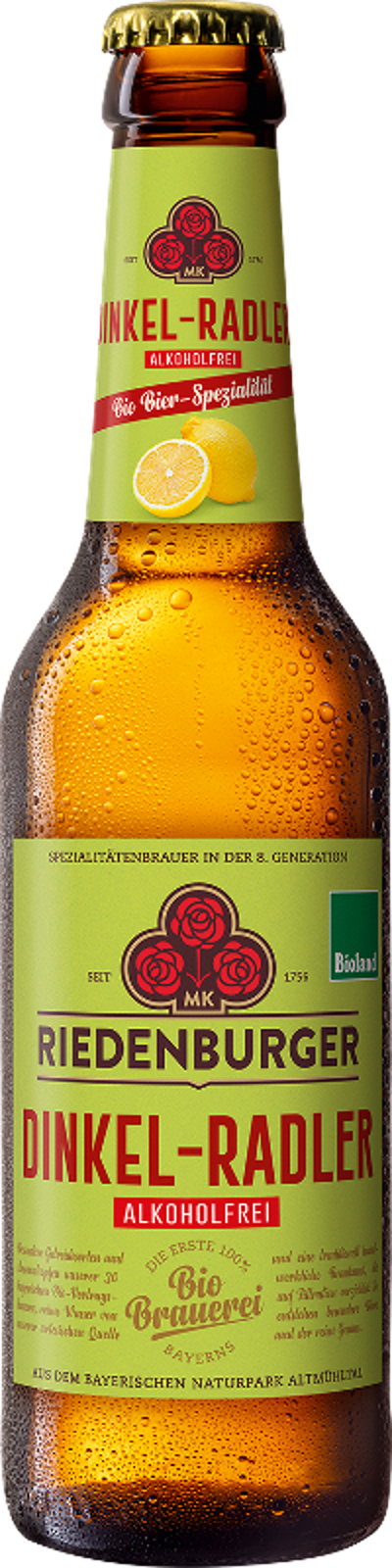 Produktfoto zu Dinkel Radler alkoholfrei 0,33