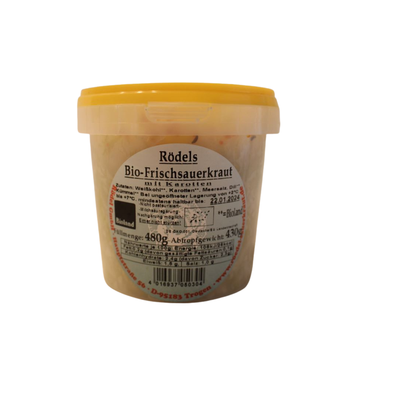 Produktfoto zu Sauerkraut frisch mit Karotten 480g