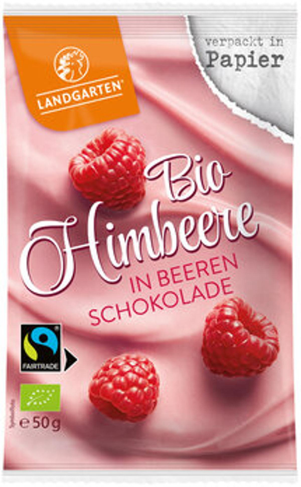 Produktfoto zu Himbeeren in Beerenschokolade