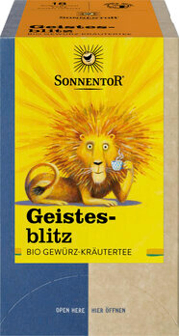 Produktfoto zu Kräuter-Gewürztee Geistesblitz
