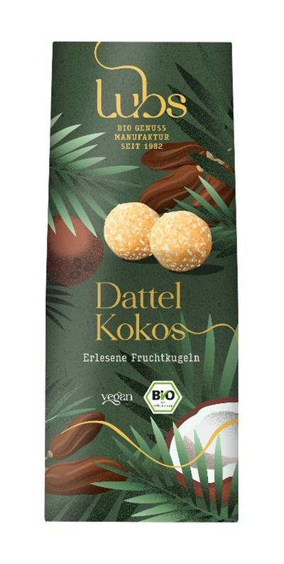 Produktfoto zu Dattel Kokos Konfekt 100g