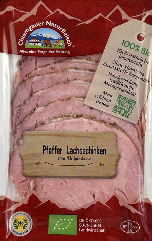 Produktfoto zu Pfeffer-Lachsschinken geschnitten, 70g