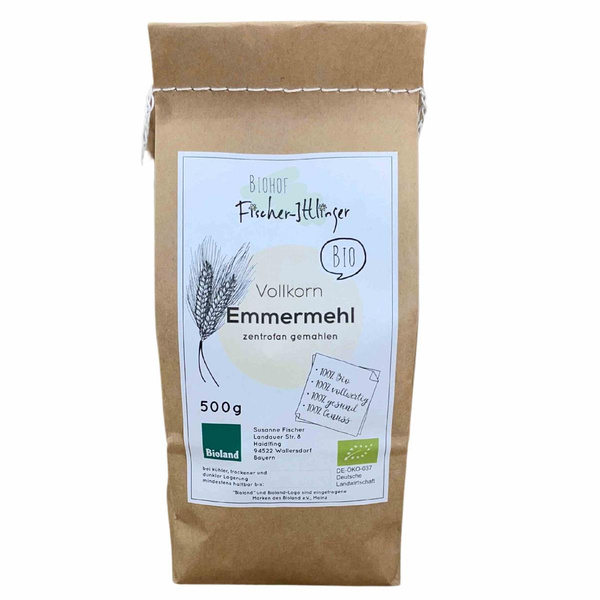 Produktfoto zu Emmervollkornmehl 500g