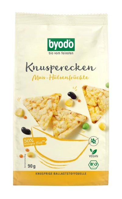 Produktfoto zu Knusperecken Mais-Hülsenfrücht