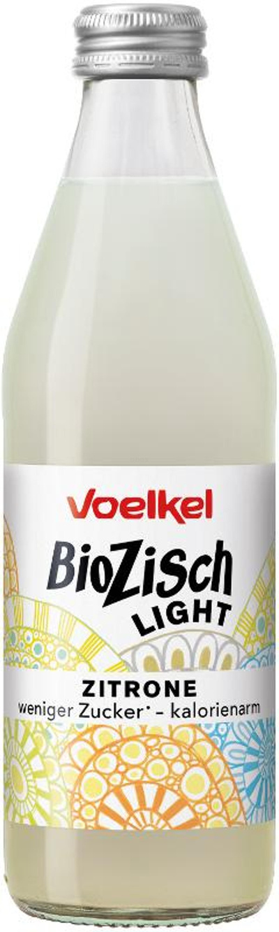 Produktfoto zu BioZisch light Zitrone naturtrüb 0,33l