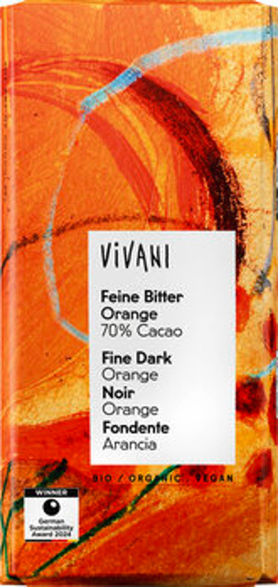 Produktfoto zu Feine Bitter-Orange Schokolade