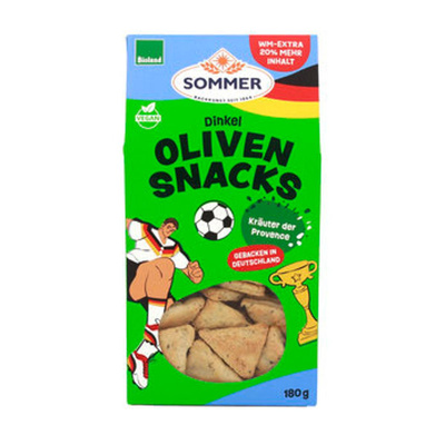 Produktfoto zu Oliven Snacks Kräuter WM Edition