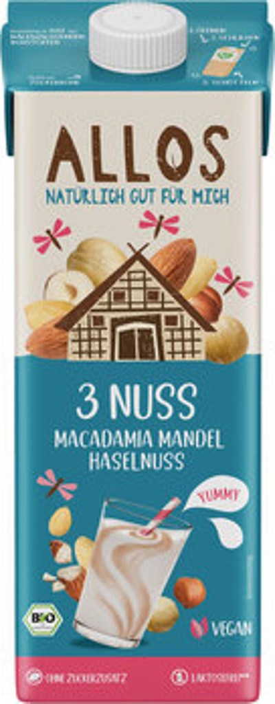 Produktfoto zu Drei Nuss Drink, 1l