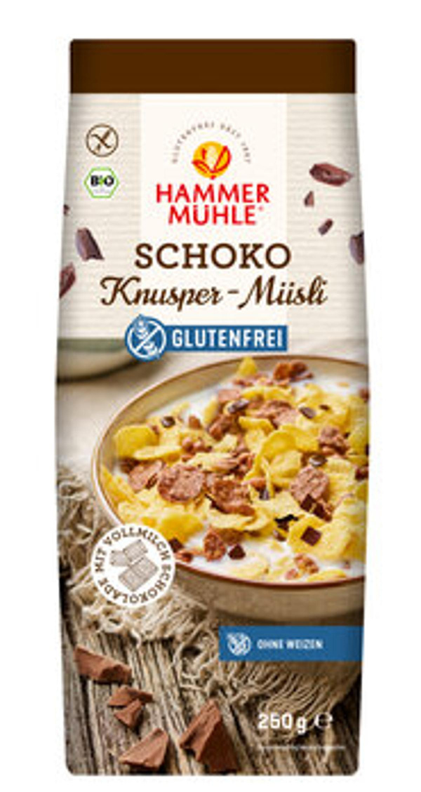 Produktfoto zu Knuspermüsli Schoko glutenfrei 300g