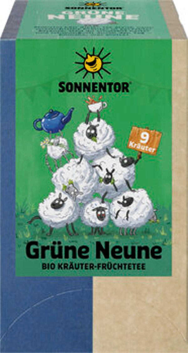 Produktfoto zu Kräuter-Früchtetee Grüne Neune Beutel