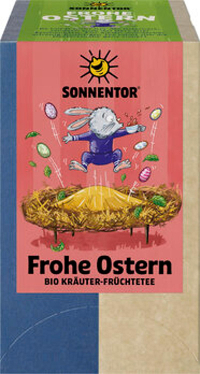 Produktfoto zu Kräuter-Früchtetee Frohe Ostern Beutel