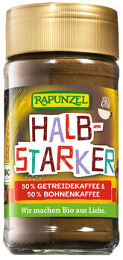 Produktfoto zu Halbstarker Instant, 50% Geteidekaffee & 50% Bohnenkaffee