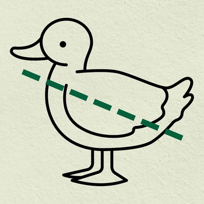 Produktfoto zu Weihnachtsente halb