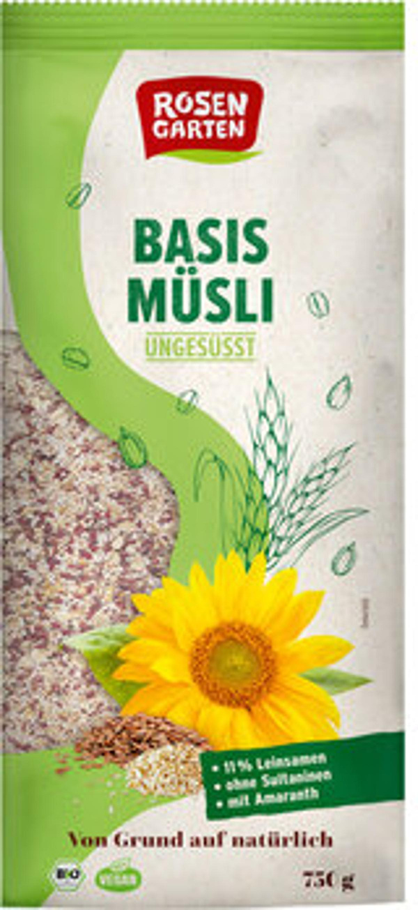 Produktfoto zu Basis Müsli ungesüsst 750g