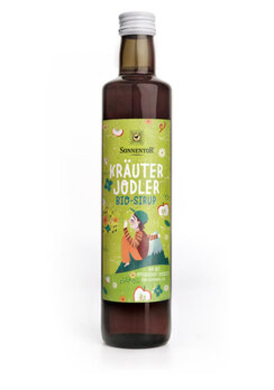 Produktfoto zu Kräuterjodler Sirup 0,5l