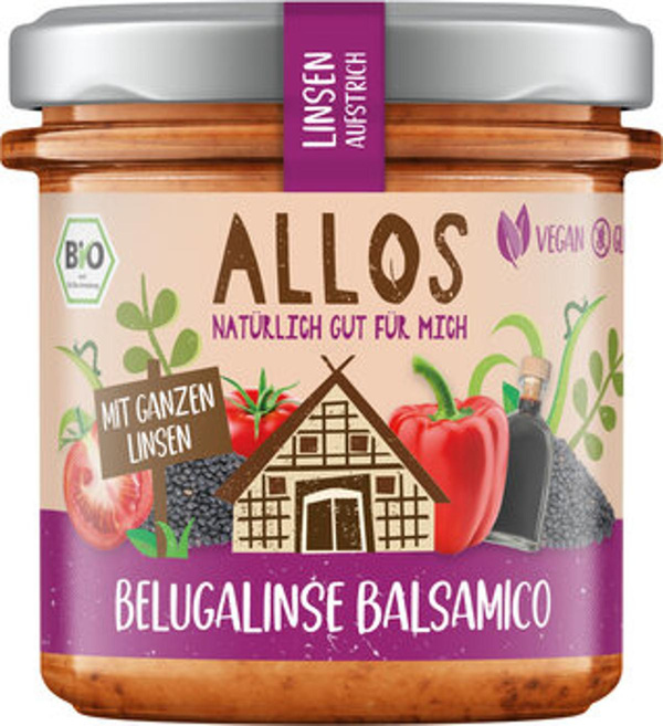 Produktfoto zu Brotaufstrich Belugalinse Balsamico