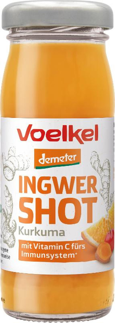 Produktfoto zu Shot Ingwer Kurkuma 95ml