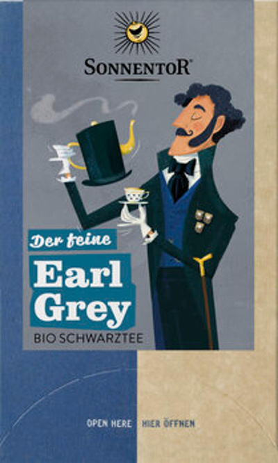 Produktfoto zu Sonnentor Schwarztee Earl Grey