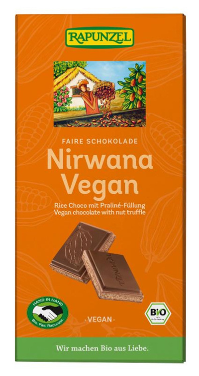 Produktfoto zu Schokolade, Nirwana Vegan