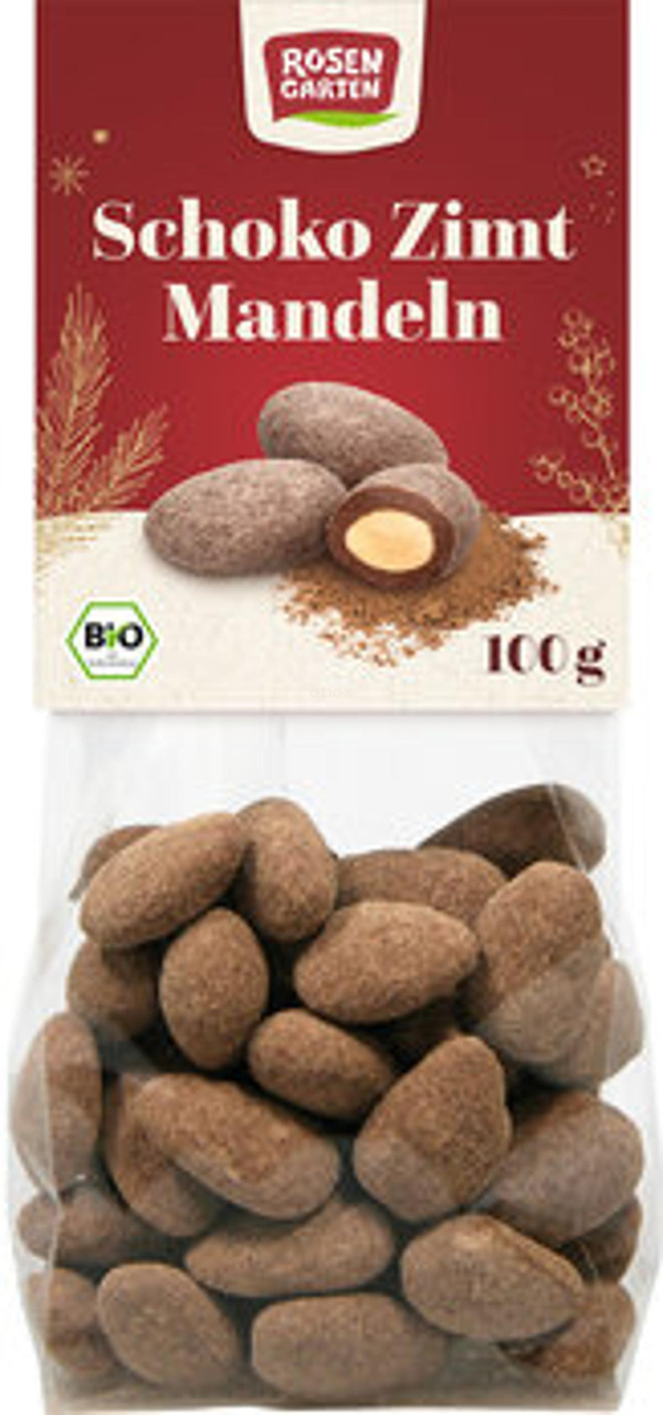 Produktfoto zu Zimt-Schoko-Mandeln 100g