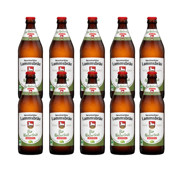 Produktfoto zu Bier naturtrüb alkohlfrei 10x0,5l