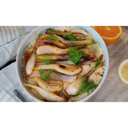 Produktfoto zu Rezept & Kochkiste: Geschmorter Fenchel mit Zitronen-Couscous