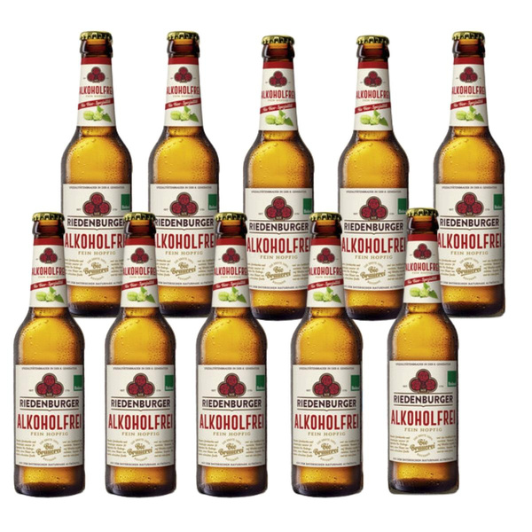 Produktfoto zu Riedenburger alkoholfrei 10x0,33l