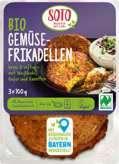 Produktfoto zu Gemüsefrikadellen, 2 Stück
