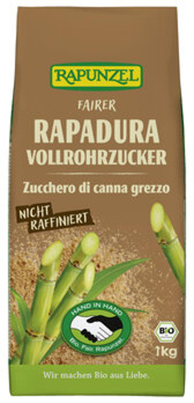 Produktfoto zu Vollrohrzucker 1kg