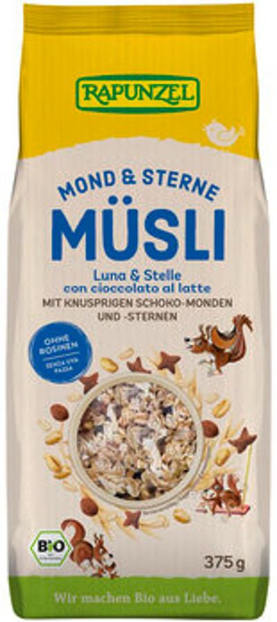 Produktfoto zu Müsli Schoko Mond & Sterne 375g