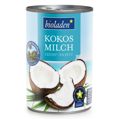 Produktfoto zu Kokosmilch fettarm 400ml