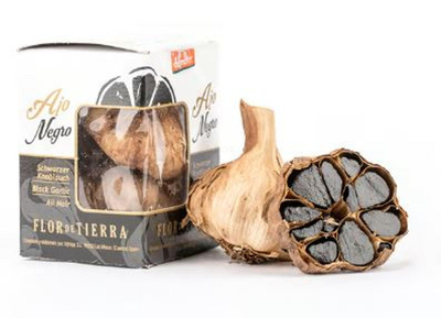 Produktfoto zu Knoblauch schwarz gepackt