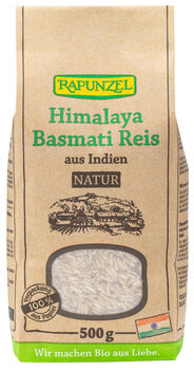 Produktfoto zu Reis Basmati Himalaya natur 500g