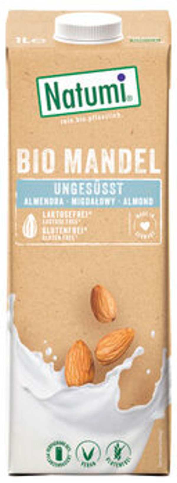 Produktfoto zu Mandeldrink Natural ungesüßt, 1l