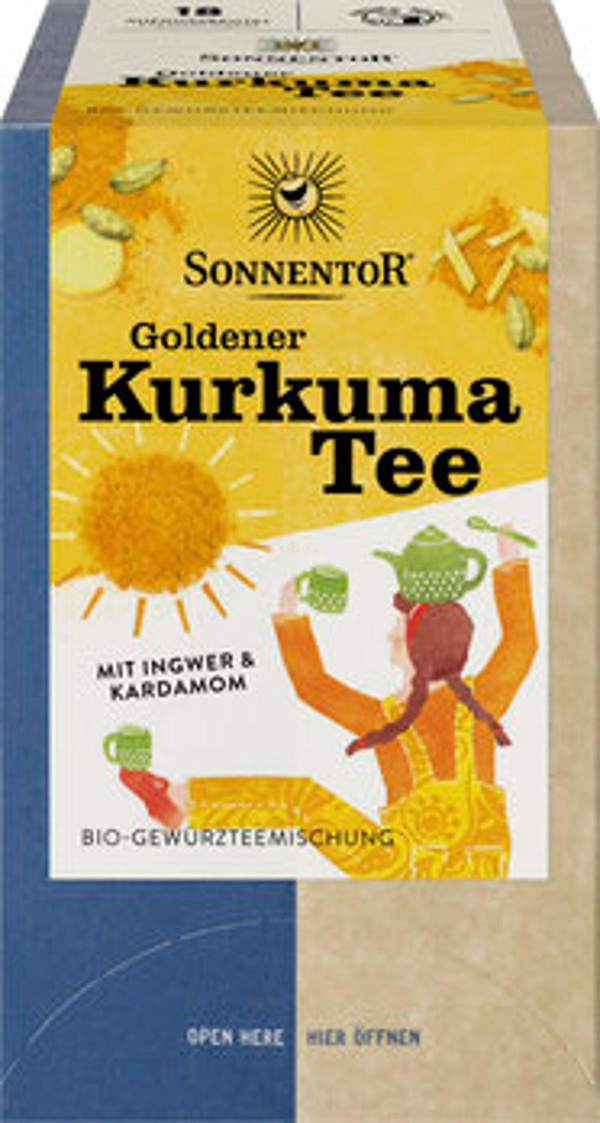 Produktfoto zu Gewürztee Goldener Kurkuma Tee